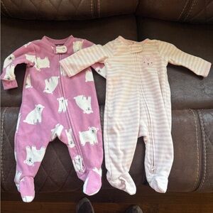 Warm Fleece Carter's Onesies